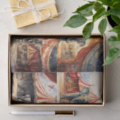 Papier Mousseline Circus Elephant Collage 1 papier décolpage (Cadeau)