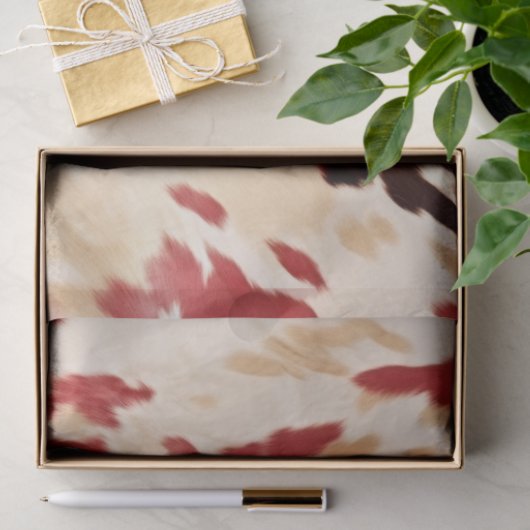 Papier Mousseline Cire rouge de l'Ouest (Cadeau)