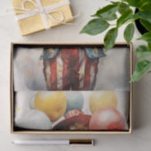 Papier Mousseline Cirque Clown 1 Papier de découpage (Cadeau)