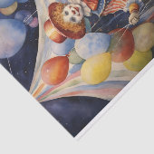 Papier Mousseline Cirque Clown 2 papier découpage (Détail)