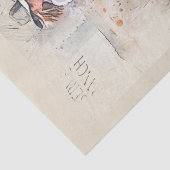 Papier Mousseline Citation de course de baril (Détail)