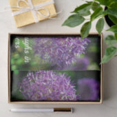 Papier Mousseline Citation de jardin violet Allium Flowers (Cadeau)