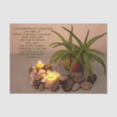 Papier Mousseline Citation Modèle Bouddha Encore de la vie Photograp (Recto)