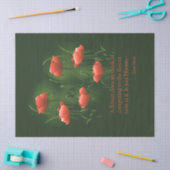 Papier Mousseline Citation Zen Fleur Art Découpage (Artisanat)