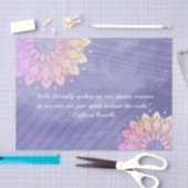 Papier Mousseline Citations de l'instructeur de Yoga Rose Gold Manda (Artisanat)