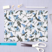 Papier Mousseline Citations de Pâques et Motif de lapin floral I (Artisanat)