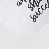 Papier Mousseline Citations inspirées : Croyez et vous réussira (Détail)