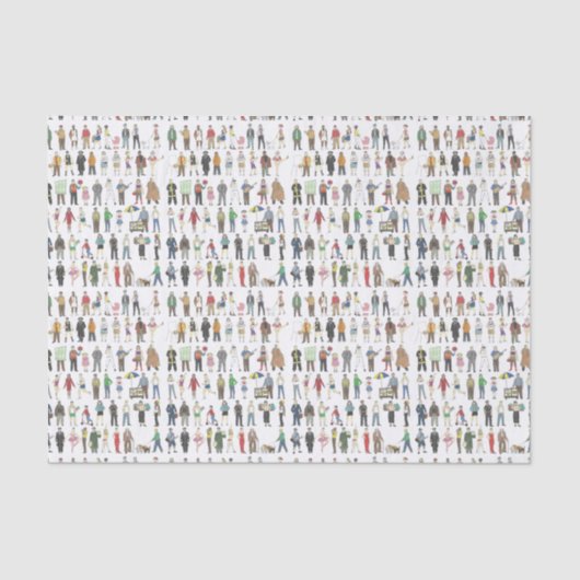 Papier Mousseline Citoyens de New York (Recto)