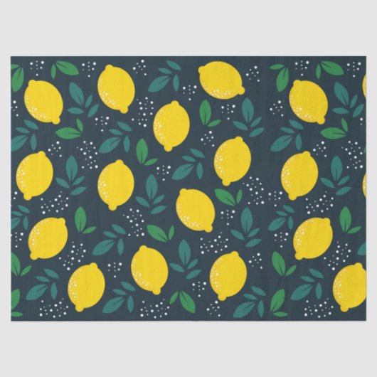 Papier Mousseline Citron (Recto)