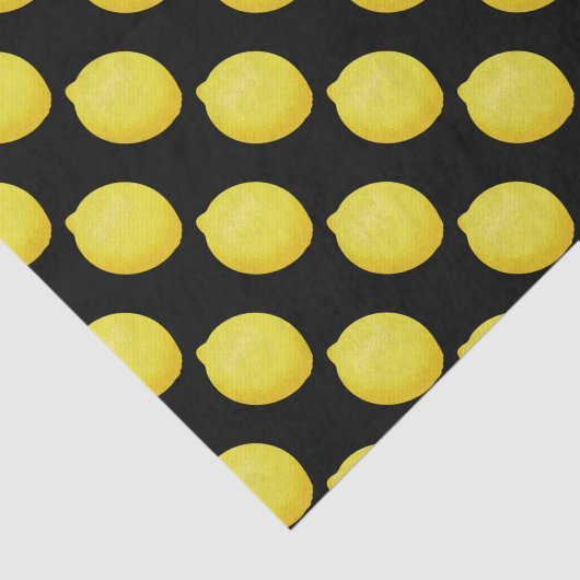 Papier Mousseline Citron (Détail)