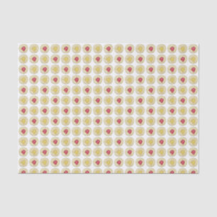 Papier Mousseline Citron Cerise Danises Petit-Déjeuner Pâtisserie Su