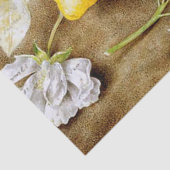 Papier Mousseline Citron Vintage Et Éphémère D'Abeille (Détail)