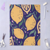 Papier Mousseline Citrons de rêve (Artisanat)