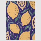 Papier Mousseline Citrons de rêve (Recto)