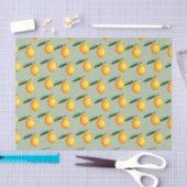 Papier Mousseline Citrons (Design 10 série Jaune/Orange) (Artisanat)
