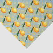 Papier Mousseline Citrons (Design 10 série Jaune/Orange) (Détail)