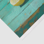 Papier Mousseline Citrons rustique de la ferme Découpage (Détail)