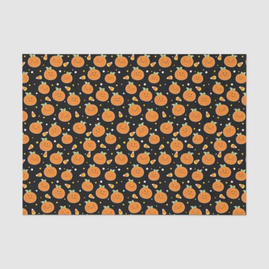 Papier Mousseline Citrouille (Recto)
