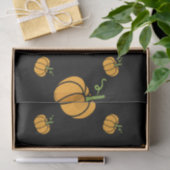 Papier Mousseline Citrouille à thème Halloween (Cadeau)