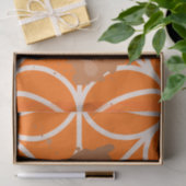 Papier Mousseline Citrouille Abstrait (Cadeau)