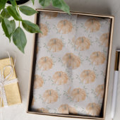 Papier Mousseline Citrouille classique Automne Motif d'automne