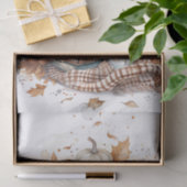 Papier Mousseline Citrouille d'automne et fleurs automne Découpage (Cadeau)