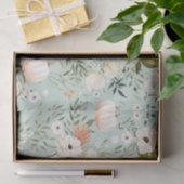 Papier Mousseline Citrouille d'automne et fleurs automne Découpage (Cadeau)