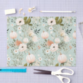 Papier Mousseline Citrouille d'automne et fleurs automne Découpage (Artisanat)