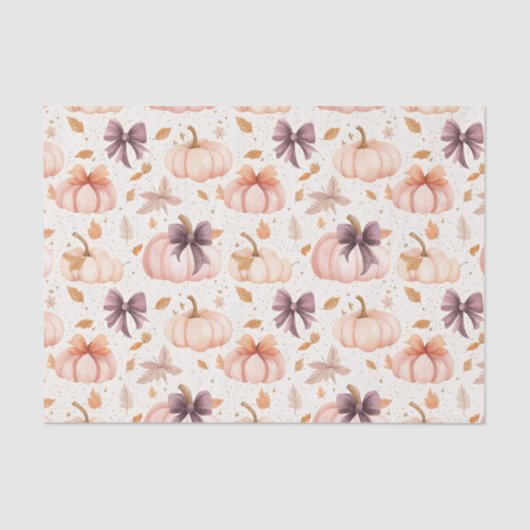 Papier Mousseline Citrouille d'automne et vaches automne découpage (Recto)