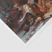 Papier Mousseline Citrouille de défilement blanc (Détail)