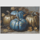 Papier Mousseline Citrouille de Thanksgiving Automne Automne Découpa (Recto)