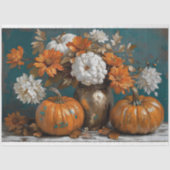 Papier Mousseline Citrouille de Thanksgiving Automne Automne Découpa (Recto)