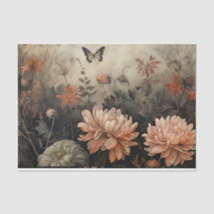 Papier Mousseline Citrouille d'Halloween d'automne avec découpage de