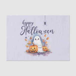 Papier Mousseline Citrouille éffrayant Fantôme Halloween Tissu Papie