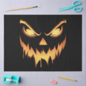 Papier Mousseline Citrouille effrayant Jack-o'-lantern Face Hallowee (Artisanat)