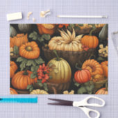 Papier Mousseline Citrouille et plus encore, automne, (Artisanat)