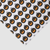 Papier Mousseline Citrouille mignon de Halloween (Détail)