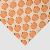 Papier Mousseline Citrouille neutre de genre orange mignon (Détail)
