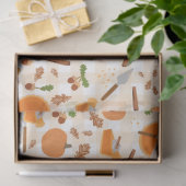 Papier Mousseline Citrouille Pie Automne Motif d'automne (Cadeau)