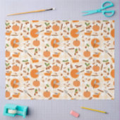 Papier Mousseline Citrouille Pie Automne Motif d'automne (Artisanat)