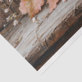 Papier Mousseline Citrouille rose rustique : feuilles de découpage (Détail)