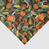 Papier Mousseline Citrouille, Squash Automne Harvest Tissu Papier (Détail)