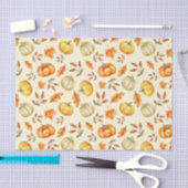 Papier Mousseline Citrouilles (Artisanat)