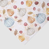 Papier Mousseline Citrouilles de récolte d'automne  (Détail)