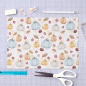 Papier Mousseline Citrouilles de récolte d'automne  (Artisanat)