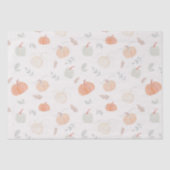 Papier Mousseline Citrouilles de récolte d'automne (Recto)