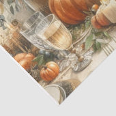 Papier Mousseline Citrouilles découpées de récolte d'automne (Détail)