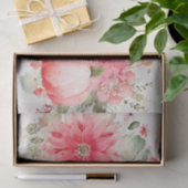 Papier Mousseline Citrouilles et fleurs d'automne rose découpage aut (Cadeau)