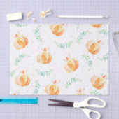 Papier Mousseline Citrouilles et lauriers d'automne d'automne (Artisanat)
