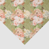 Papier Mousseline Citrouilles floraux (Détail)